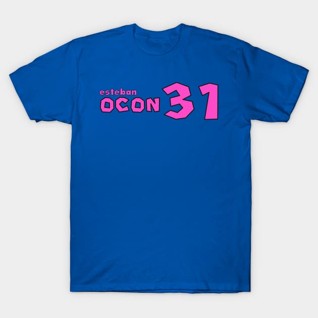 Esteban Ocon '23 T-Shirt by SteamboatJoe